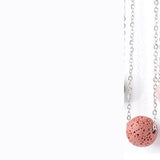 Simple Wild Volcanic Stone Round Bead Necklace – Jewelry Gift Ideas — 11