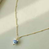 Retro Chinese Style Heart-shaped Blue And White – Stylish Gifts — 2
