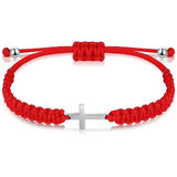 Cross Pendant Hand-woven Adjustable Milan Rope – Jewelry Gift Ideas — 1