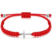 Cross Pendant Hand-woven Adjustable Milan Rope – Jewelry Gift Ideas — 1