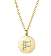 Single Studded Letter Necklace – Jewelry Gift Ideas — 8