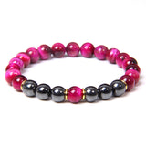 Black Gallstone Bracelet Tiger Eye Energy Fitness – Jewelry Gift Ideas — 6