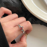 Vintage Heart Shaped Zircon Ring Female – Gifts for Her — 1