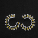 C- Shaped Zircon Earrings Handmade Inlaid Fashion – Stylish Gifts — 2