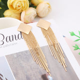 Popular Geometric Diamond Tassel Earrings – Special Occasion Gifts — 8