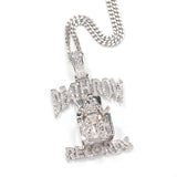 Pendant Full Of Zircon Monogram Necklace Hip Hop – Jewelry Gift Ideas — 3