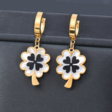 Titanium Steel White Shell Clover Pendant – Jewelry Gift Ideas — 3