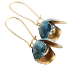 Ancient Gold Flower Beads Earrings Fashion Ear Hanging – Stylish Gifts — 4