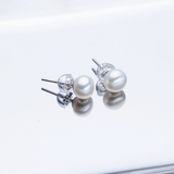 Agate Pearl Necklace Bracelet Ear Stud Set – Jewelry Gift Ideas — 3