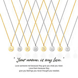 Single Studded Letter Necklace – Jewelry Gift Ideas — 7