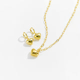 High-end Simple All-match Love Necklace Earrings – Jewelry Gift Ideas — 1