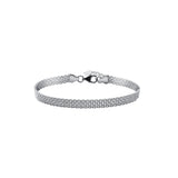 S925 Silver Cold Wind Wide Chain Bracelet Women – Jewelry Gift Ideas — 2