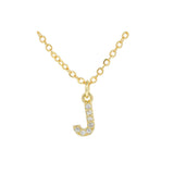 English Letter Necklace Micro Inlaid Zircon – Jewelry Gift Ideas — 2