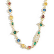 Jewelry Ornament Hip Hop Color Gemstone Necklace – Jewelry Gift Ideas — 3
