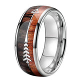 Titanium Steel Ring Velvet Black Sandalwood – Special Occasion Gifts — 3