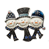 Alloy Cute Personalized Little Snowman Brooch – Jewelry Gift Ideas — 3