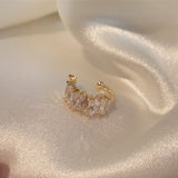 Fashion Vintage Zircon Pearl Metal Ear Cuffs – Stylish Gifts — 2