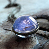 Cosmic Galaxy Nebula Double-sided Spherical Time – Jewelry Gift Ideas — 14