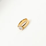 Ring Titanium Steel Plated 18K Gold – Birthday Gifts — 3