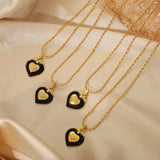 Colored Enamel Glaze Love Diamond Pendant – Jewelry Gift Ideas — 11