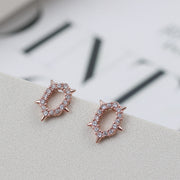 Women's Geometric Irregular Hollow Ring Diamond – Gifts for Her — 1