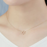 Jewelry Hexagon Star Necklace Clavicle Chain – Jewelry Gift Ideas — 1