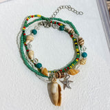 Foot Ornaments Bohemian Color Bead Starfish Shell – Stylish Gifts — 8