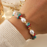 Pearl Copper Bead Mixed Color Semi-precious Stone – Jewelry Gift Ideas — 1