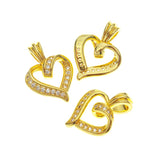 Pendant Intertwined Double Heart Pendant Copper – Jewelry Gift Ideas — 1