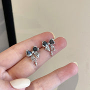 Female Special-interest Design Asterism Bow Stud – Gifts for Her — 11