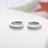 Sterling Silver Earring With Diamond - inlaid – Jewelry Gift Ideas — 5