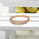 Micro Inlaid Fashion Full Diamond Thin Ring Band – Stylish Gifts — 4