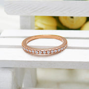 Micro Inlaid Fashion Full Diamond Thin Ring Band – Stylish Gifts — 4