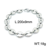Personality Oval Simple Stainless Steel Coffee – Jewelry Gift Ideas — 13