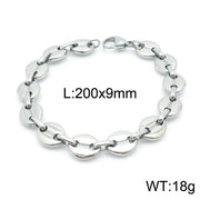 Personality Oval Simple Stainless Steel Coffee – Jewelry Gift Ideas — 13