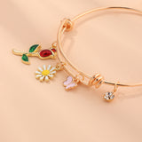 Fashion Classic Drop Oil Rose Butterfly Pendant – Jewelry Gift Ideas — 2