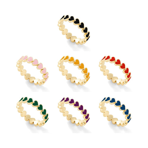 Bracelet Alloy Drop Oil Love Heart Ring – Jewelry Gift Ideas — 1