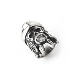 Men's Titanium Steel Skull Captain Ring Pirates – Gifts for Him — 4