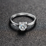 Zircon couple engagement ring set ring – Gifts for Couples — 2