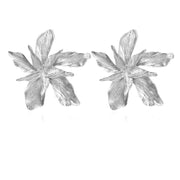Golden Big Flower Dangle Earrings Female – Gifts for Her — 2