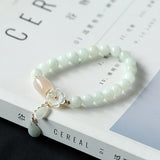 Shell flower jade water drop bracelet – Jewelry Gift Ideas — 2