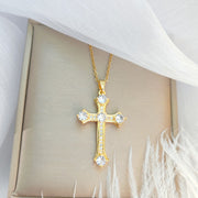 Zircon Cross Necklace For Women Light Luxury – Jewelry Gift Ideas — 3