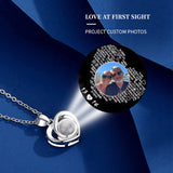 Love Shaped Projection Color Picture Necklace – Jewelry Gift Ideas — 3