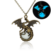 Glowing Vintage Flying Dragon Necklace – Jewelry Gift Ideas — 10
