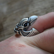 Gothic Vintage Punk Raven Men's Ring Men – Gifts for Him — 5