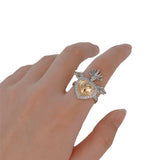Personalized Retro Adjustable Gold And Silver – Holiday Gift Ideas — 4