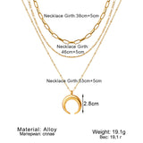 Korean Jewelry Multi-Layer Chain Head Pendant – Jewelry Gift Ideas — 4