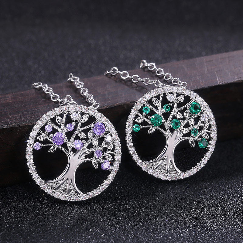 Fashion Tree Of Life Ladies Necklace Natural Style – Stylish Gifts — 1