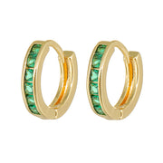 Fashion Copper Plating 18K Gold Earrings Ins Geometric – Stylish Gifts — 3