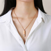 Stainless Steel Perfume Bottle Pendant Necklace – Jewelry Gift Ideas — 1